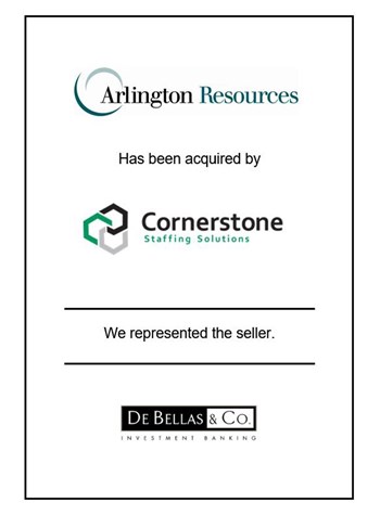 Arlington Resources to Cornerstone Staffing