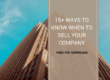 When to sell your staffing company